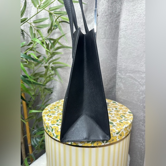 NEW Ted Baker London Black Seacon Small Crosshatch Icon Tote Bag - Picture 4 of 11